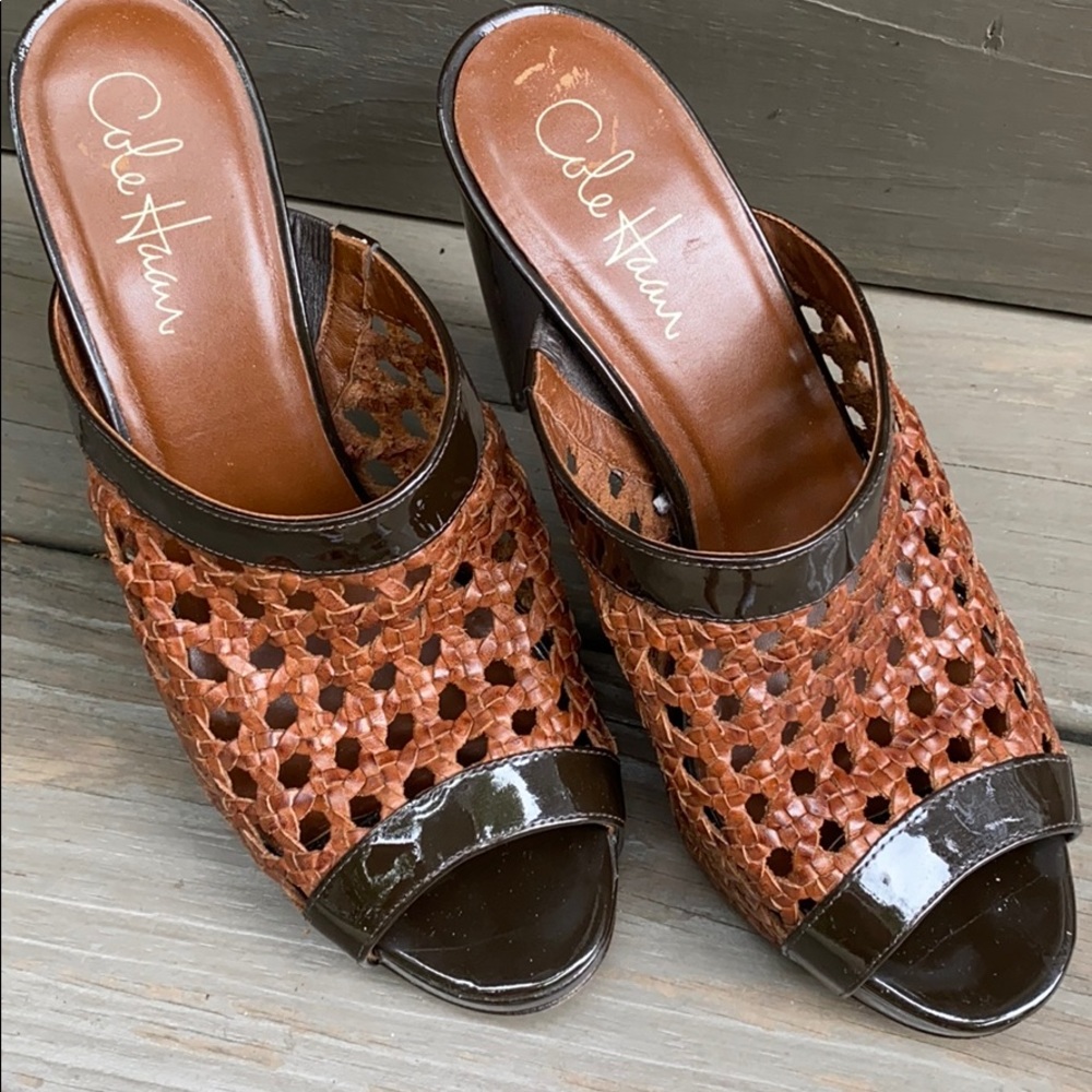 Cole Haan sz 7.5 B 4.5” heels with Nike Air soles